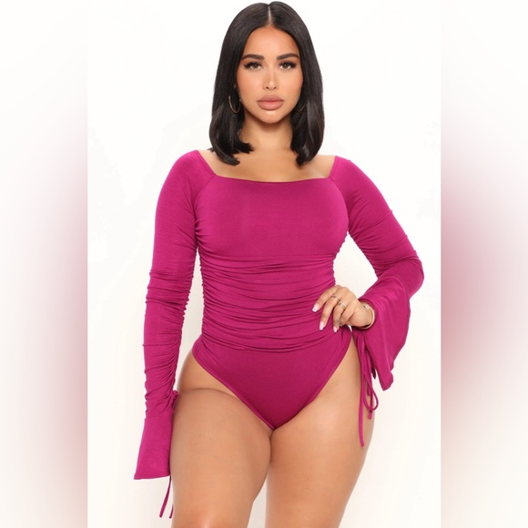 Fashion Nova Cater To Me Off The Shoulder Bodysuit - Picture 3 of 4